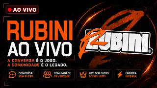 [18 ] 🔴 Rubini Ao Vivo | A Conversa é o Jogo - @rubinii