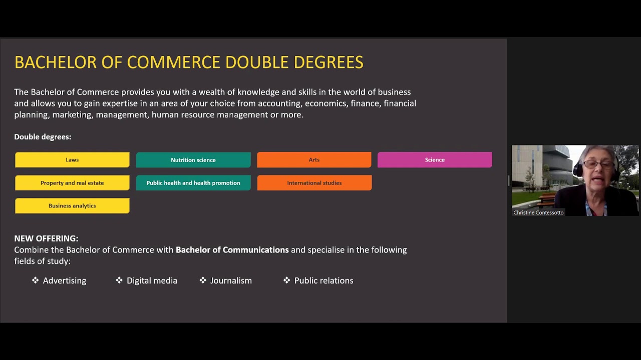 Why Study a Bachelor of Business Commerce at Deakin - YouTube