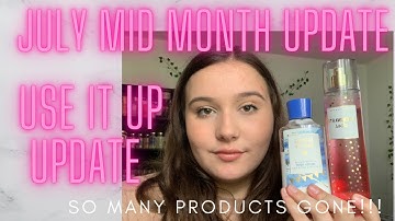 July Mid Month Project Use It Up Update || So many products used up!!!