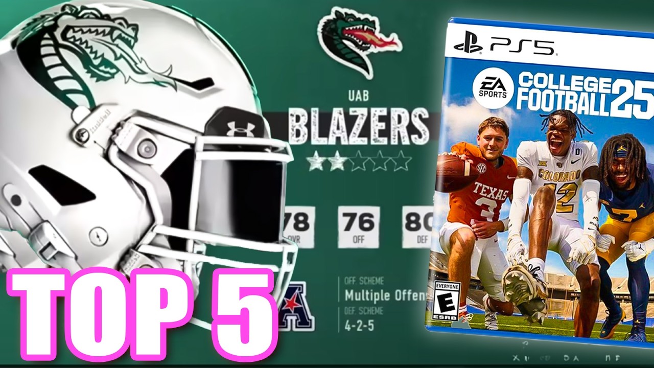 Top 5 Underrated Schools to Rebuild in College Football 25 Dynasty Mode