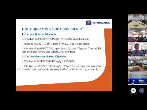Video HĐĐT NĐ123 Đào tạo nghiệp vụ vận hành, thao tác, xử lý... - youtube