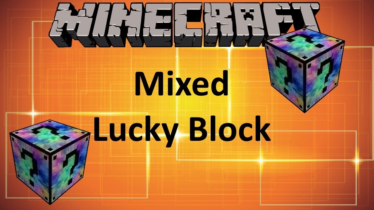 Lucky Block Rainbow Mod for Minecraft 1.9/1.8.9/1.7.10