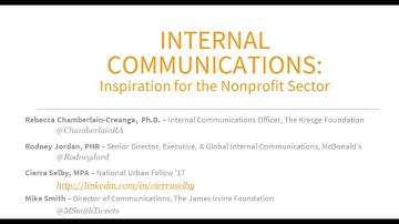 Best Practices for Internal Communications: Inspiration for the Nonprofit Sector