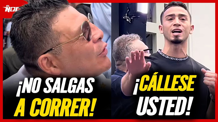 FUERTE CONFRONTACIÓN entre PAPÁ de ISAAC PITBULL CRUZ y JOSÉ RAYO VALENZUELA