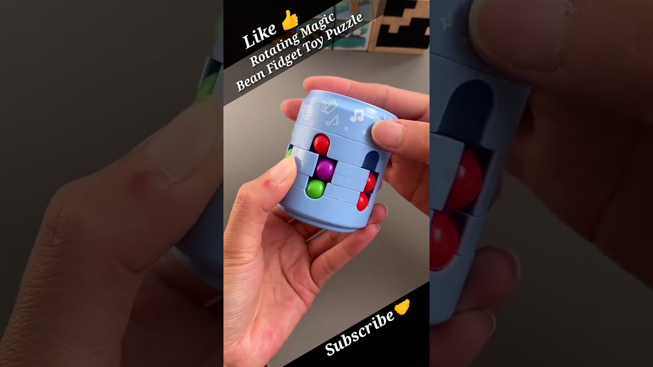 Rotating Magic Bean 😶😶 Fidget Toy Puzzle 