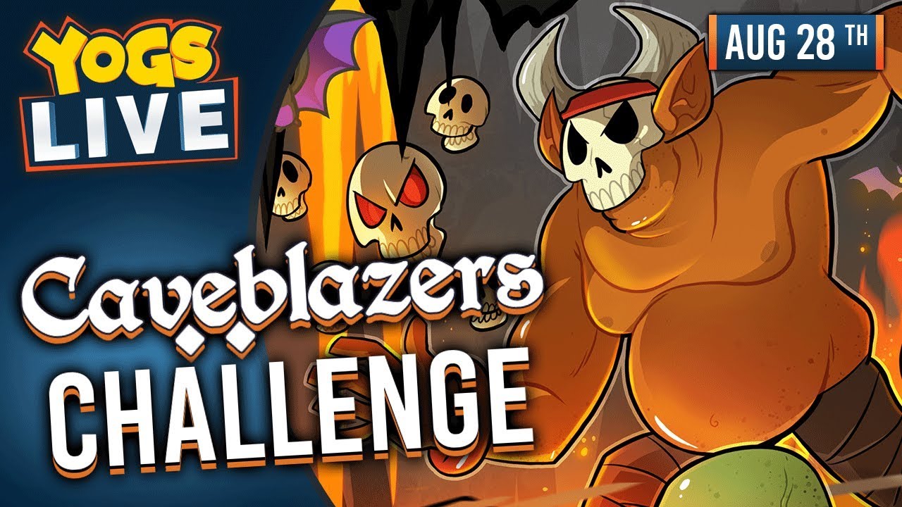 The Yogscast Caveblazers Co-op Challenge! - 28th August gaming logo
