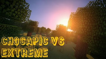 MINECRAFT (v1.8.9) WITH CHOCAPIC13 v6 EXTREME shaders | 4K RENDER TEST