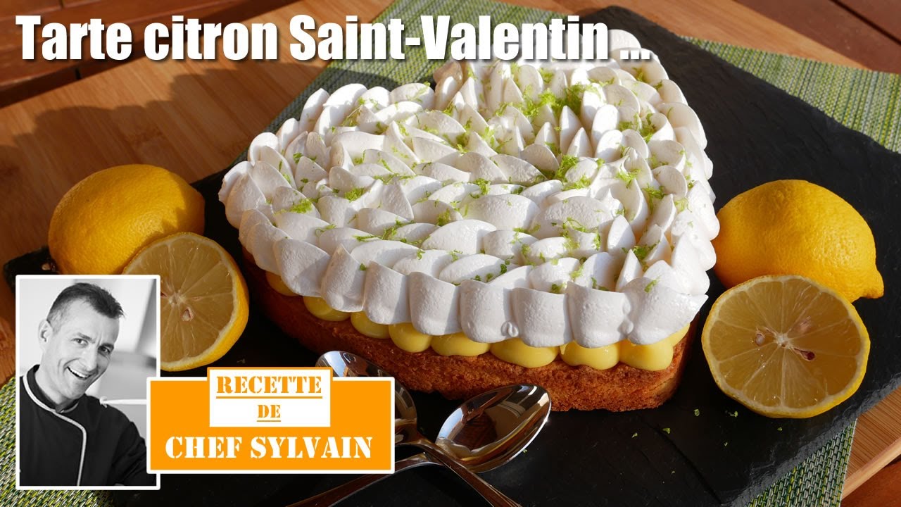 Tarte Citron Saint Valentin Recette Revisitee Par Chef Sylvain Youtube Tarte Citron Saint Valentin Recette Revisitee Par Chef Sylvain Youtube
