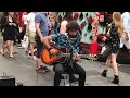 Pink Floyd, Wish you were here (cover) - busking in the streets of London, UK