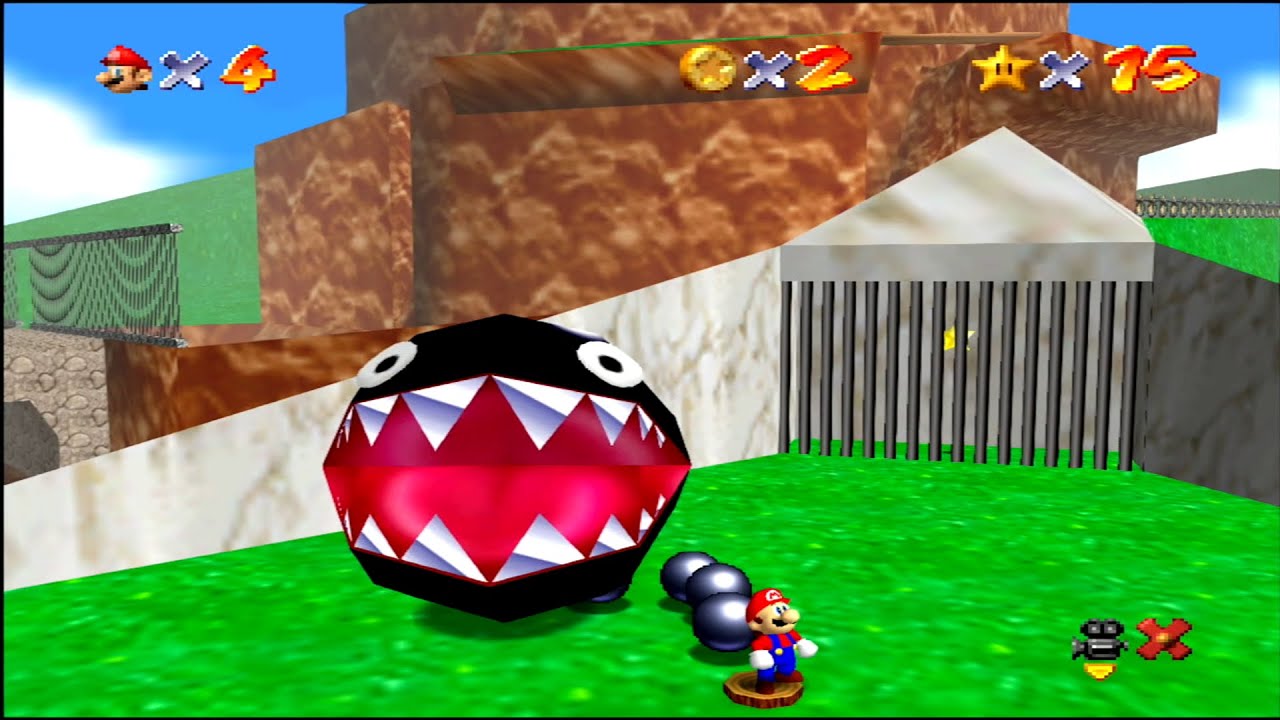 Behind Chain Chomp’s Gate [Bob-Omb Battlefield] - Super Mario 64 ...