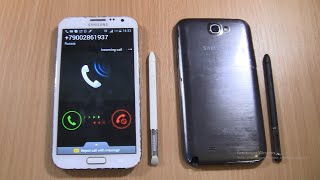 Over the Horizon Incoming Call   Samsung Galaxy Note 2 N7100  with stylus  &  Note 2 4G (LTE) Resimi