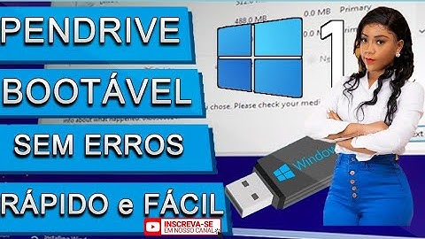 Criar Pendrive bootável sem programa CMD