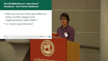 Caroline Whalley - Update on EEA’s views and activities related to the workshop topics