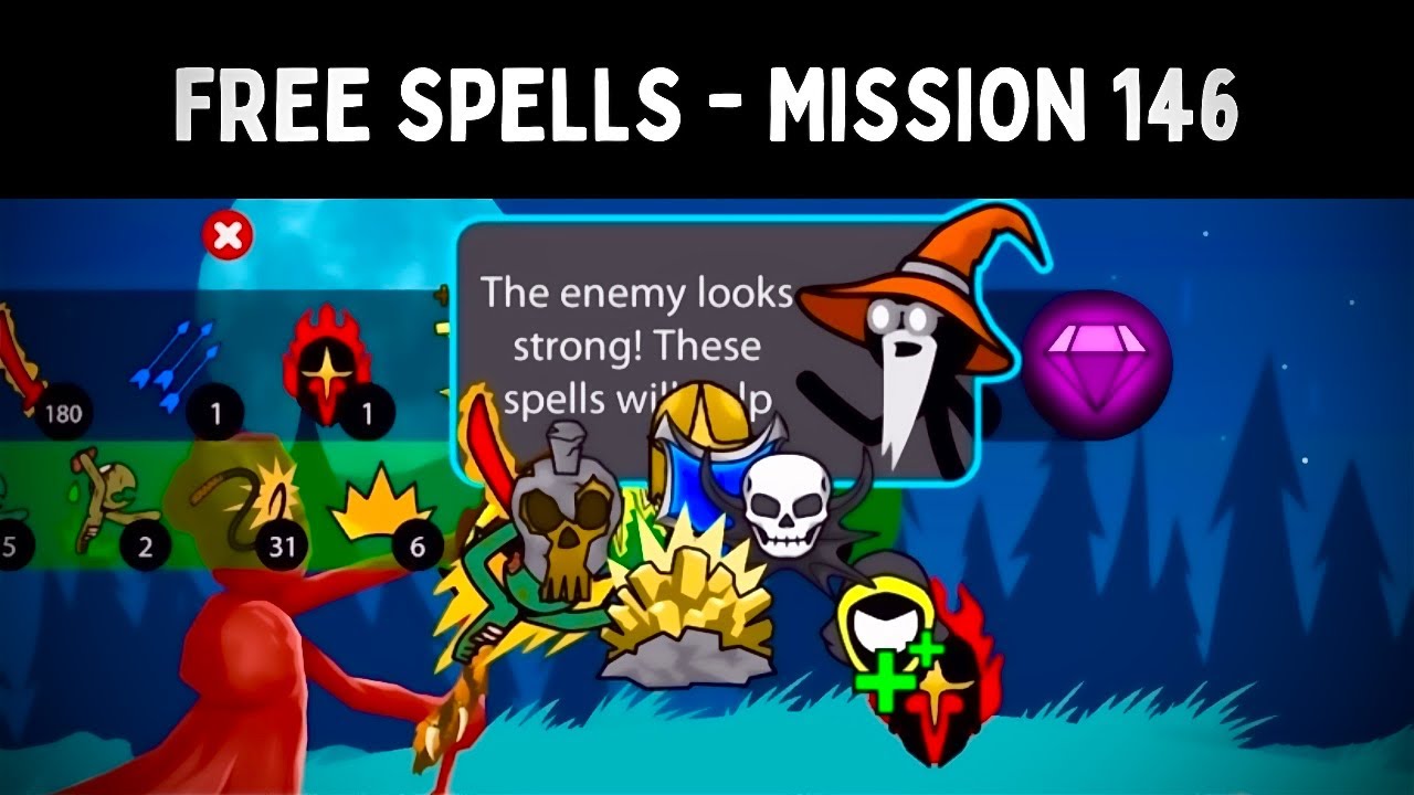 Free GODLY Spells In Stick War Legacy Mission Is INSANE! - Mission 146
