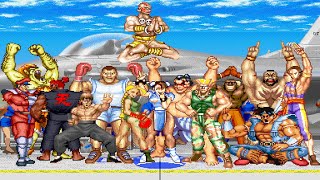 Street Fighter II Characters Evolution