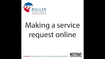 Making a service request online