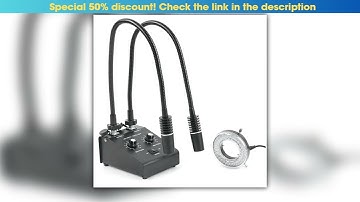 3 in 1 6500K 6W Microscope LED Gooseneck Light Industry Illuminator Lamp Spot Light Lamp Fill