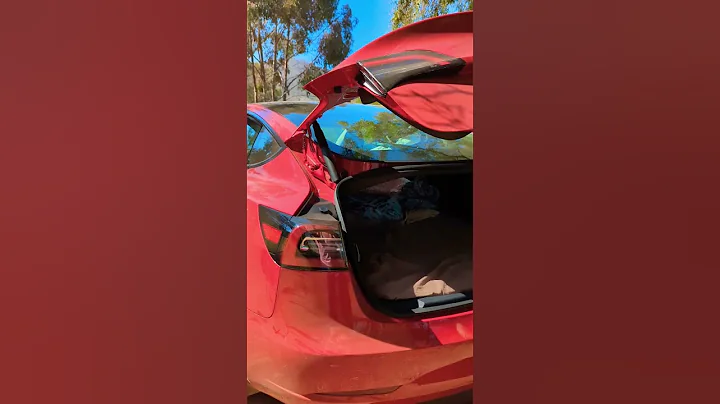 How to open Tesla boot in an emergency #teslamodel3 #tesla #evcommunity #teslatech