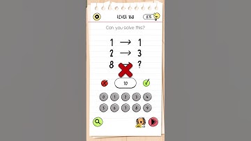 🤯# short #viral Brain test(all  Star ) solve level 168(how to solve just watched.