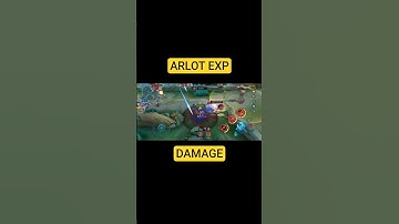 ARLOT EXP DAMAGE #mobilelegends #mlbb #arlottmlbb #shorts #fypシ