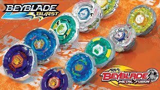 2009 VS 2019 Generation War | Original Metal Fusion VS Beyblade Burst Remakes Team Battle