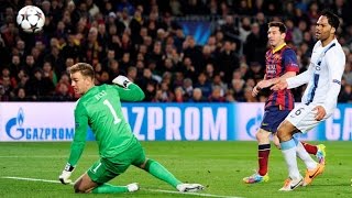 Barcelona vs manchester city 2-1 champions league 2013/14 1-2 v...