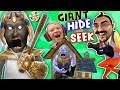 GRANNY's HOUSE Hide 'n Seek! HELLO NEIGHBOR GIANT vs MINI THANOS (FGTEEV Funny Game Challenge)