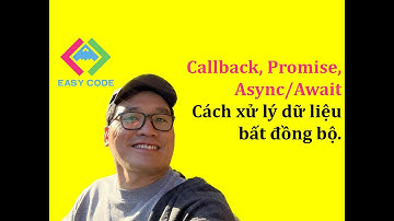 Cách sử dụng callback, promise, async / await để xử lý dữ liệu không đồng bộ trong JavaScript.