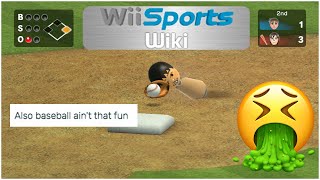 Wii Sports Let's Argue: Baseball Isn't Fun | Wsw