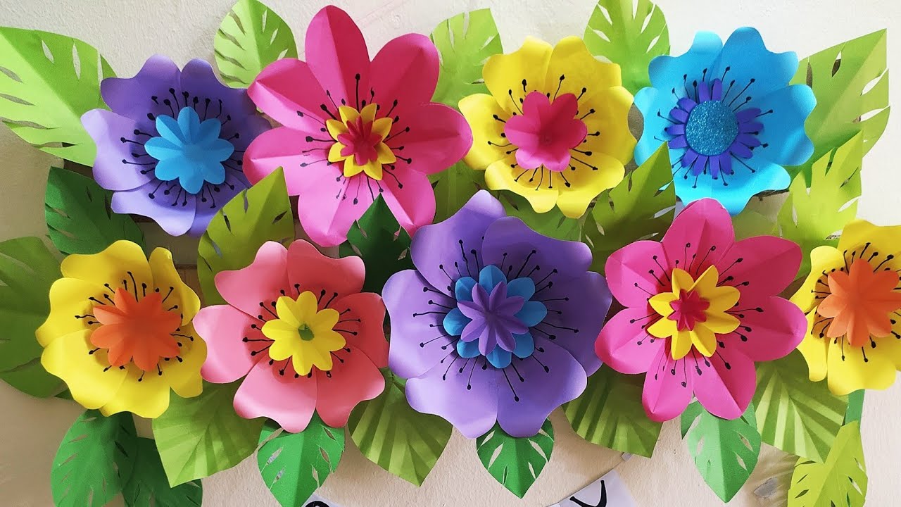 Big paper flower giant paper flower for birthday/anniversary decorationparty decoration idea