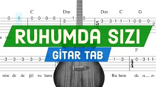 Ruhumda Sızı - Gitar Tab Resimi