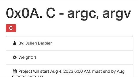 ALX: 0x0A. C - argc, argv - fully answered and explained #alx #cohort #tech
