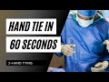 Surgeons knot  the best technique  how to hand tie in 60 seconds