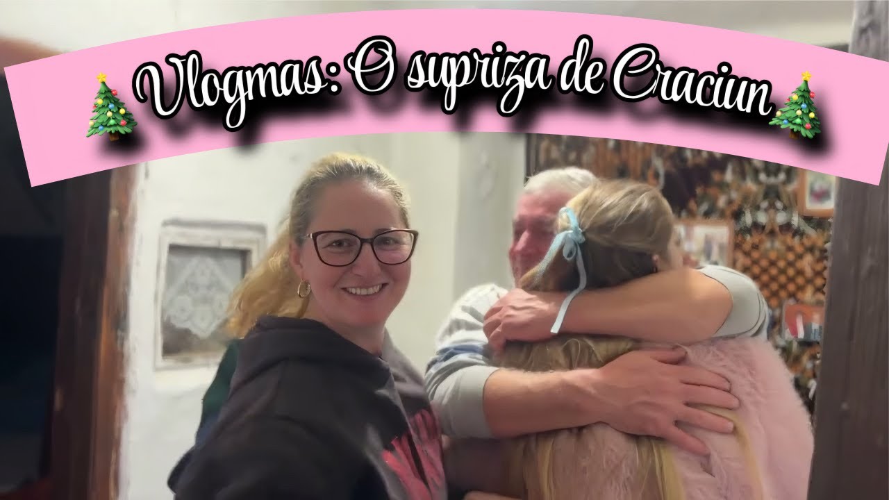 O supriza de Crăciun 🎁 AM VENIT ÎN ROMÂNIA FĂRĂ SĂ LE SPUN 🎄🥹