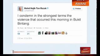 Najib kecam tindakan keganasan di Bukit Bintang