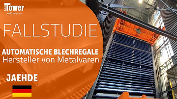 LOGITOWER: Jaehde - Automatisches Blechlager. Hersteller von Metallwaren