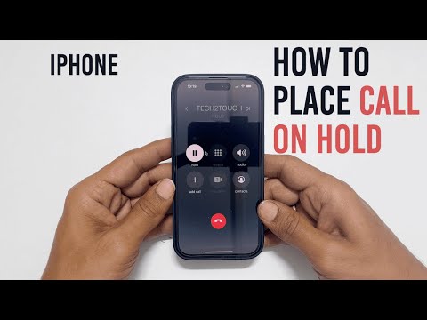 How to put a call on hold in iPhone 14 Pro, iPhone 13, iPhone 12, iPhone 11