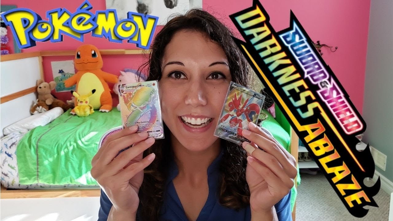 *Momma Matrix* Opening Pokemon (Darkness Ablaze) TCG! Amazing Pulls! VMAX Rainbow! Sword & Shield