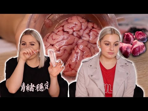 ON MANGE UNE CERVELLE et UN CŒUR EN DIRECT 🤮