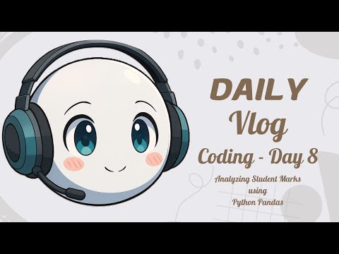 Analyzing Student Marks using Python Pandas | What I Learned Today 🧠💻