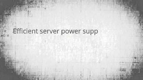 Google Data Center Efficiency Best Practices Part 5   Optimize Power Distribution