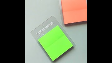 Transparent stickynotes pad custom wholesale transparent pet notes ins sticky notes repeated N times