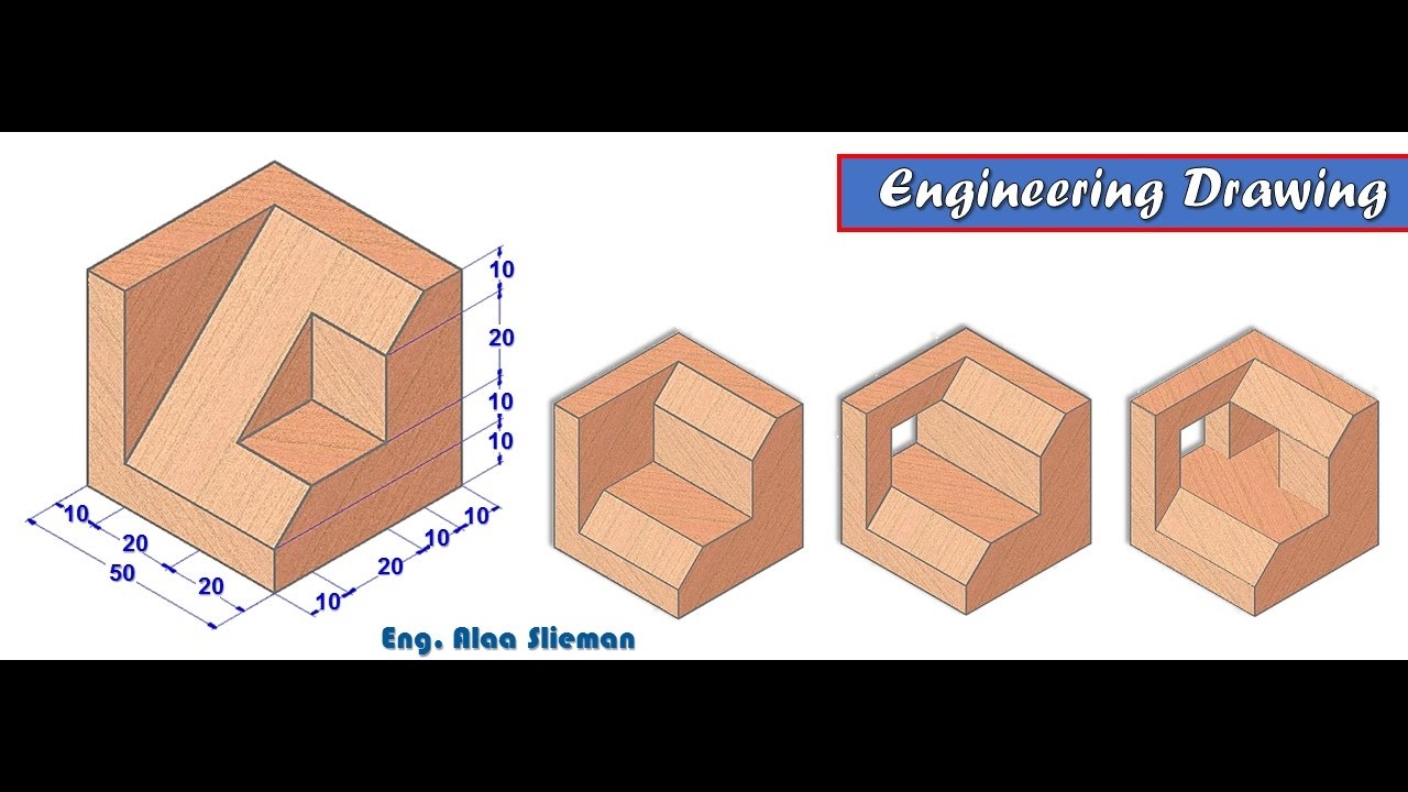 Engineering Drawing Ex. 1 - YouTube