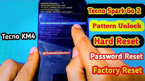 Tecno Spark Go 2 Pattern Unlock 🔓 Hard Reset | Password Remove | Factory Reset 
