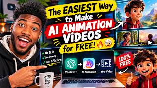 The EASIEST Way to Make AI Animation Videos for FREE! 🔥🤯