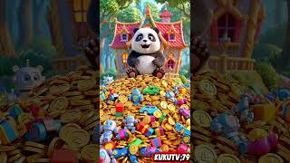 A little panda magic story.😍😱#magic #shorts #trending #viral #panda # #babypanda