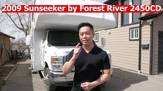 How to use Sunseeker by Forest River 2450 CD E450 V10  RVMotorhome   Complete renters & user guide