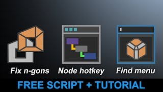 Maya Tricks And Secrets - Part 8 - Fix N-Gons, Hypershade Node Hotkey, Search Maya File Menu