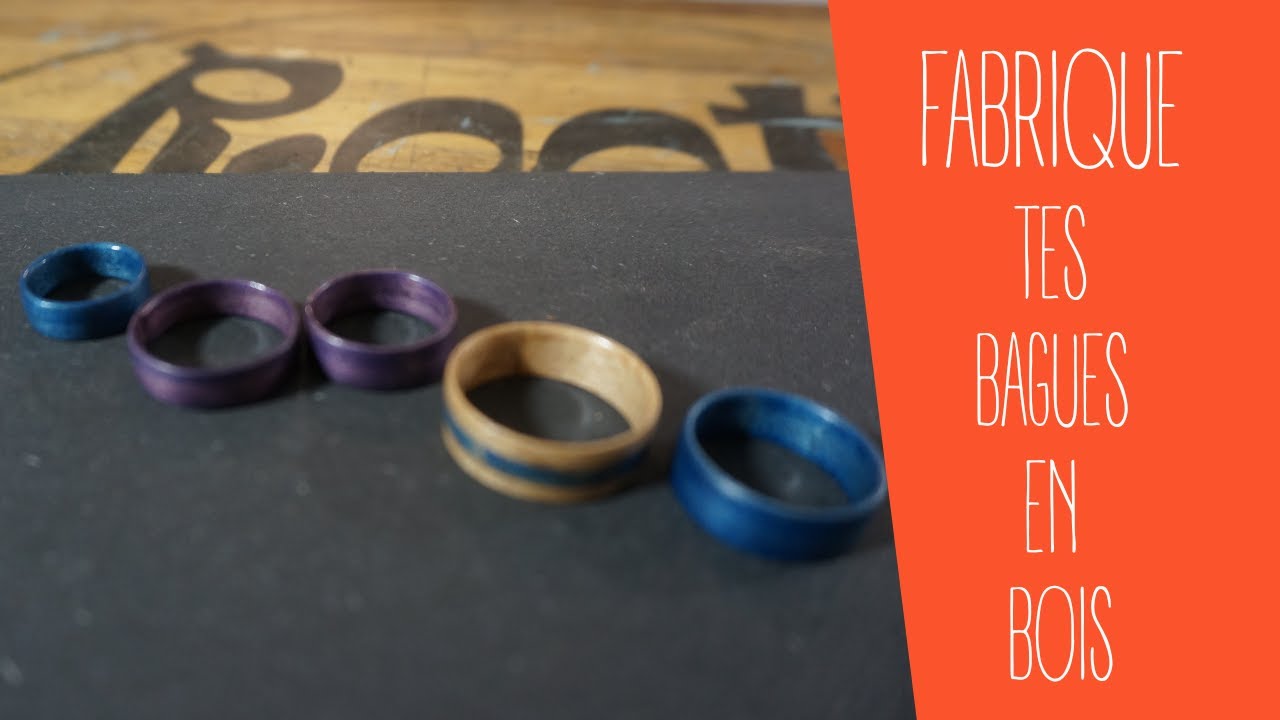 Comment faire des BAGUES en BOIS ! Solide et facilement ! Idées cadeaux 🎁 YouTube