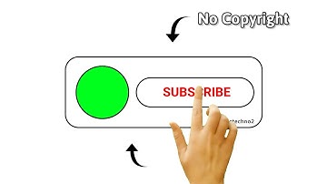 (No Copyright) Green Screen Subscribe intro | Green Screen | Chroma key | Nice Techno